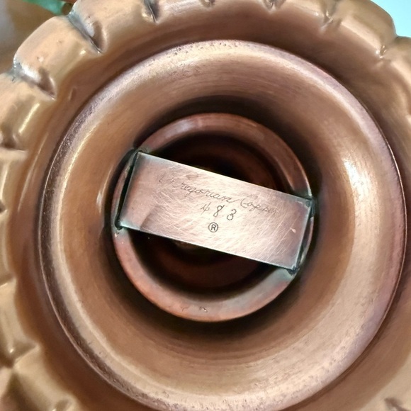 Georgian Copper Candelabra Twist 3 Candlestick Holders Rose Flower Broken - Picture 7 of 9